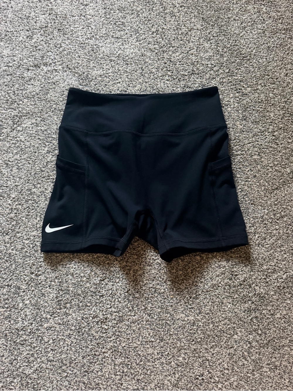 NikeCourt Black Women's Dri-Fit High-Rise  Tennis Shorts with Pockets Size Small